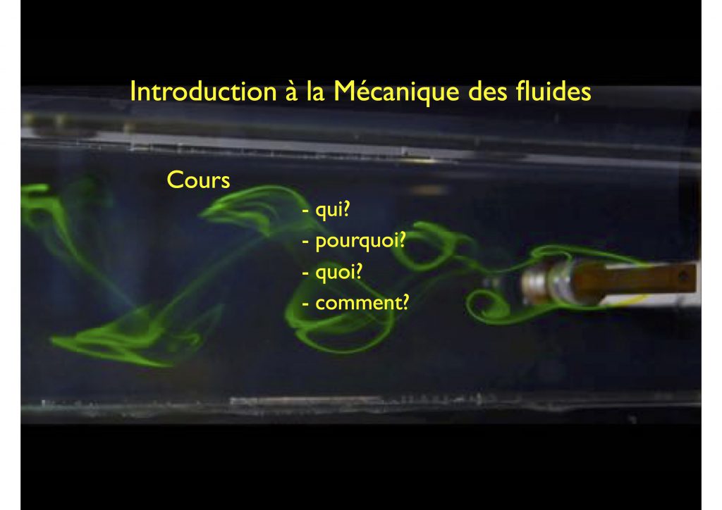 Introduction du cours m canique des fluides