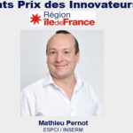 Mathieu Pernot awarded an Innovator Prize by the region Ile-de-France