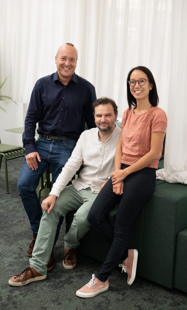 Mathieu Pernot, Thomas Deffieux & Thu-Mai Nguyen (Head of administration - Institut Physique pour la Médecine)