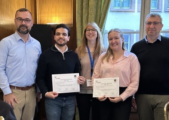 Nabil Haidour receives the 2025 Research Thesis Award from the SFGBM